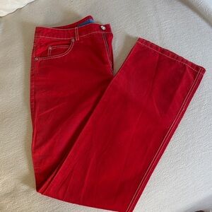 Escada Sport Red Jeans